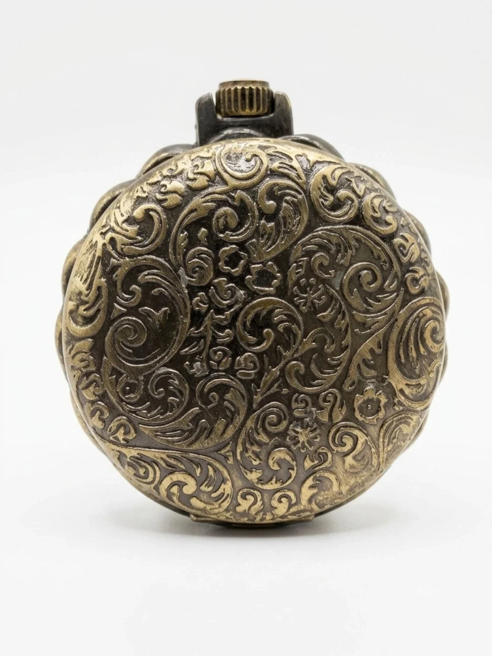 Vintage Style Miniature Brass Pocket Watch / Pendant Timepiece